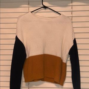 Long sleeve multicolor sweater